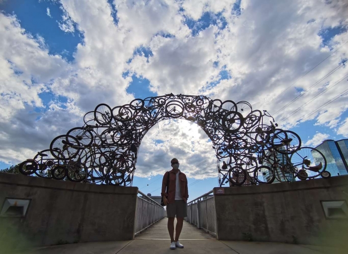 Bicycle Arch Downtown Knoxville